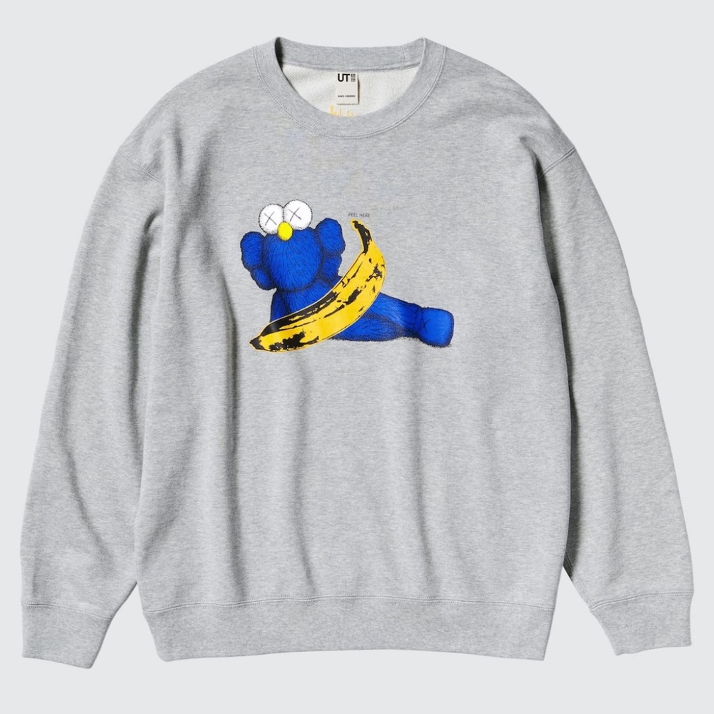 NWT Uniqlo KAWS + Warhol Graphic Sweatshirt